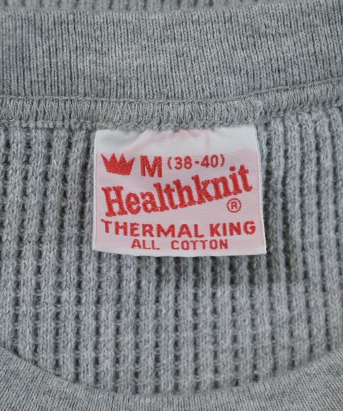 Healthknit（ヘルスニット）Tシャツ・カットソー グレー サイズ:M メンズ/2200698765276