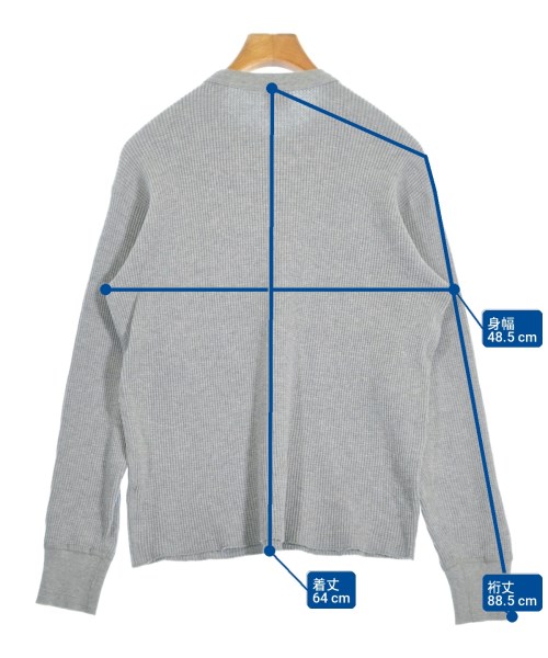 Healthknit（ヘルスニット）Tシャツ・カットソー グレー サイズ:M メンズ/2200698765276
