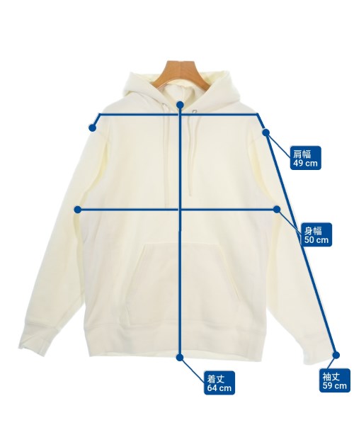 Healthknit（ヘルスニット）パーカー 白 サイズ:M レディース/2200657756031