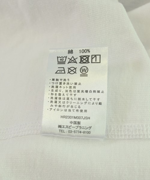 Healthknit（ヘルスニット）Tシャツ・カットソー 白 サイズ:M メンズ/2200705014649