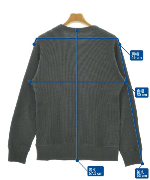 Healthknit（ヘルスニット）Tシャツ・カットソー グレー サイズ:L メンズ/2200724672127