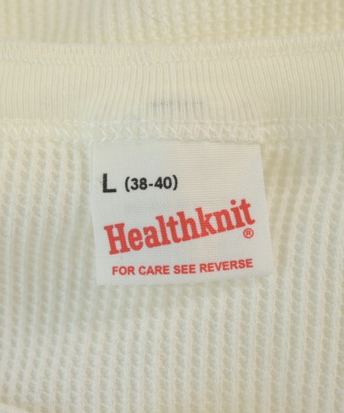 Healthknit（ヘルスニット）Tシャツ・カットソー 白 サイズ:L メンズ/2200683535136