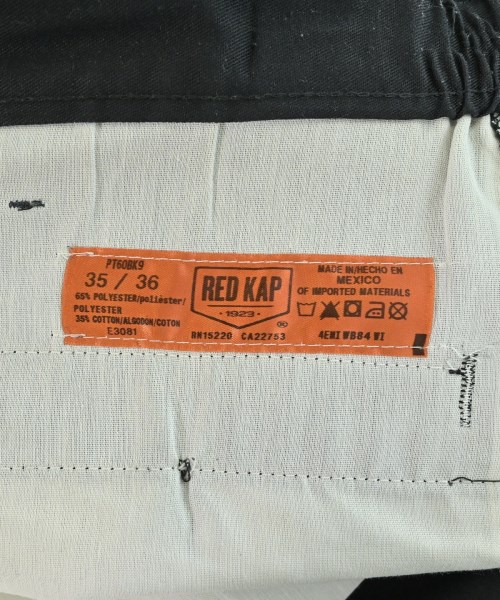 RED KAP（レッドキャップ）チノパン 黒 サイズ:36(XXL位) メンズ/2200689403064