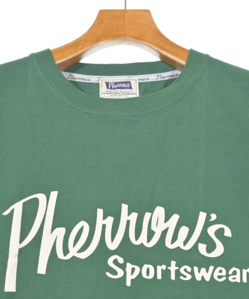 Pherrow's（フェローズ）Tシャツ・カットソー 緑 サイズ:42(XL位) メンズ/2200632280285