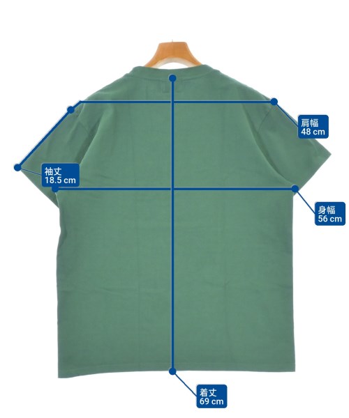 Pherrow's（フェローズ）Tシャツ・カットソー 緑 サイズ:42(XL位) メンズ/2200632280285