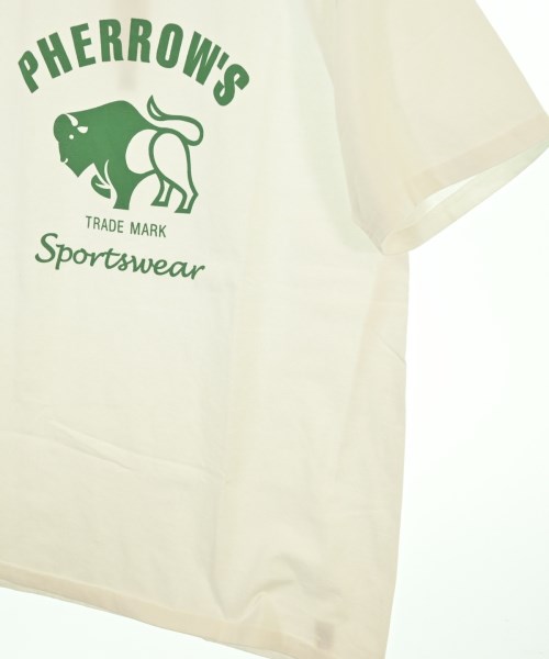Pherrow's（フェローズ）Tシャツ・カットソー 白 サイズ:44(S位) メンズ/2200618205318
