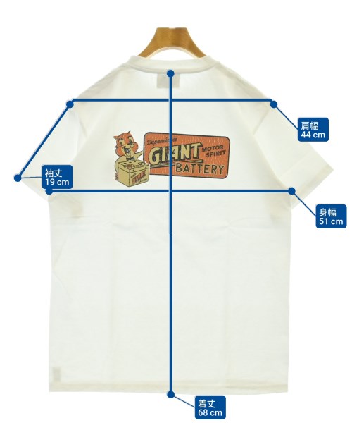 Pherrow's（フェローズ）Tシャツ・カットソー 白 サイズ:XL メンズ/2200614886498