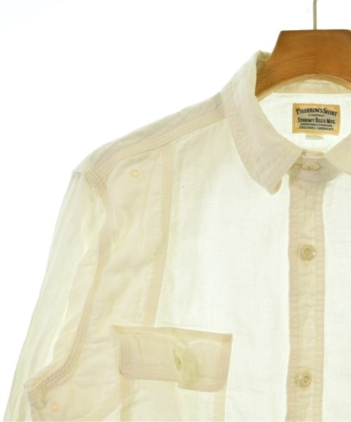 Pherrow's（フェローズ）カジュアルシャツ 白 サイズ:L メンズ/2200652948066