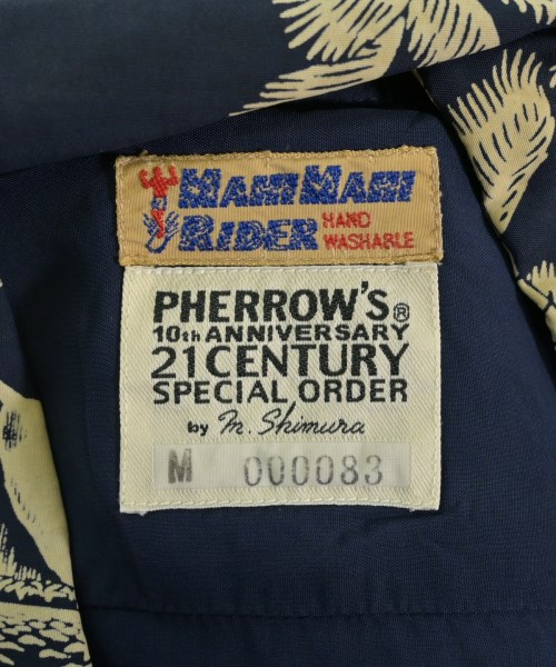 Pherrow's（フェローズ）カジュアルシャツ 紺 サイズ:M メンズ/2200715535196