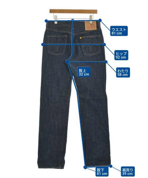Pherrow's（フェローズ）デニムパンツ 紺 サイズ:34(XL位) メンズ/2200714228143