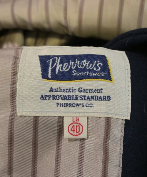 Pherrow's（フェローズ）ピーコート 紺 サイズ:40(L位) メンズ/2200721867021
