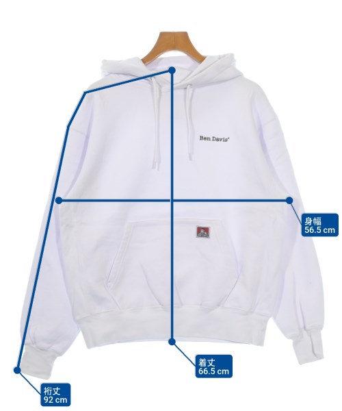 BENDAVIS（ベンデイビス）パーカー 白 サイズ:M メンズ/2200636598041