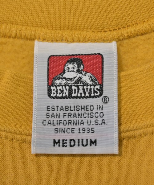 BENDAVIS（ベンデイビス）スウェット 黄 サイズ:M メンズ/2200636598133
