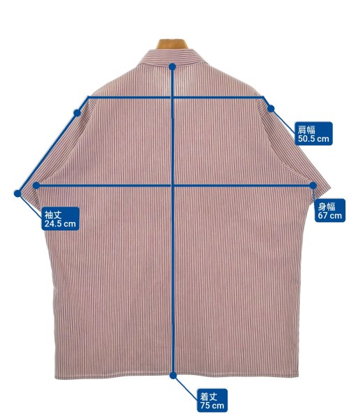 BENDAVIS（ベンデイビス）カジュアルシャツ 赤 サイズ:XL メンズ/2200623690499