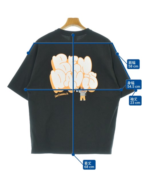 BENDAVIS（ベンデイビス）Tシャツ・カットソー 黒 サイズ:M メンズ/2200682204071