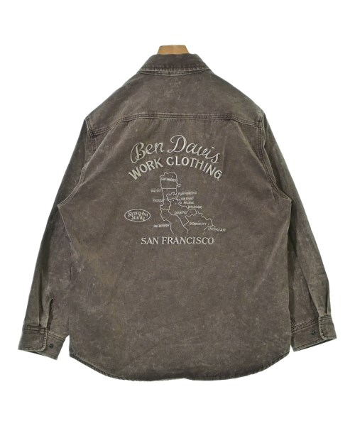 BENDAVIS（ベンデイビス）カジュアルシャツ 茶 サイズ:L メンズ/2200642252227