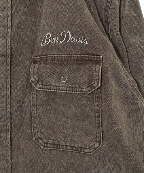BENDAVIS（ベンデイビス）カジュアルシャツ 茶 サイズ:L メンズ/2200642252227