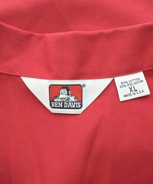 BENDAVIS（ベンデイビス）カジュアルシャツ 赤 サイズ:XL メンズ/2200656382071
