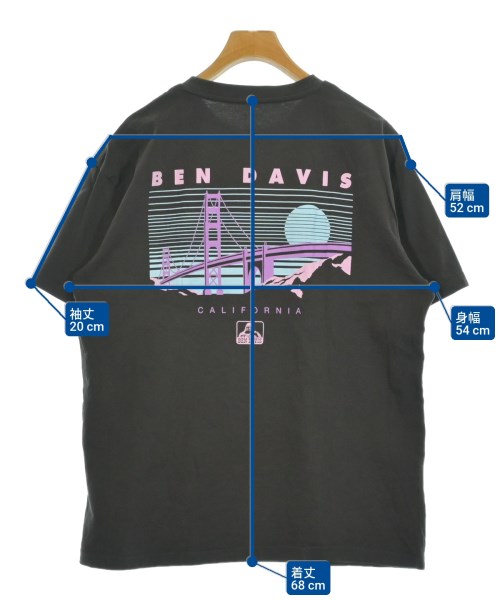 BENDAVIS（ベンデイビス）Tシャツ・カットソー グレー サイズ:-(L位) メンズ/2200657001124