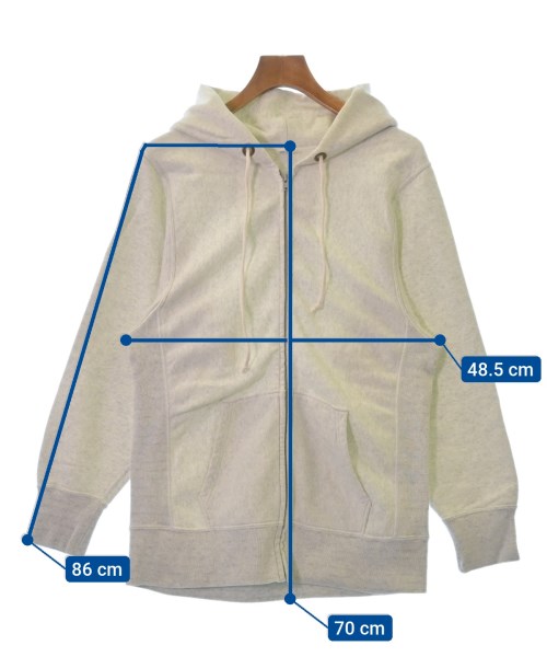 DUBBLEWORKS（ダブルワークス）パーカー 白 サイズ:L メンズ/2200531159071