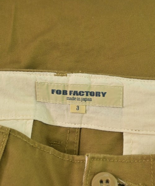 F.O.B FACTORY（エフオービーファクトリー）チノパン カーキ サイズ:L メンズ/2200637253024