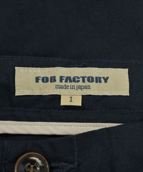 F.O.B FACTORY（エフオービーファクトリー）スラックス 紺 サイズ:S メンズ/2200629774179