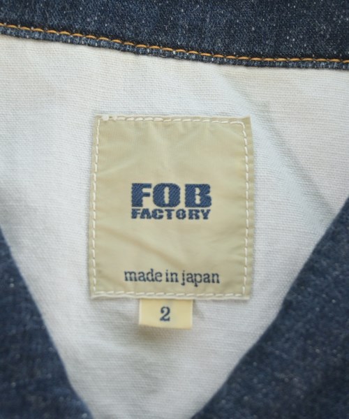 F.O.B FACTORY（エフオービーファクトリー）デニムジャケット 紺 サイズ:2(M位) メンズ/2200691996042