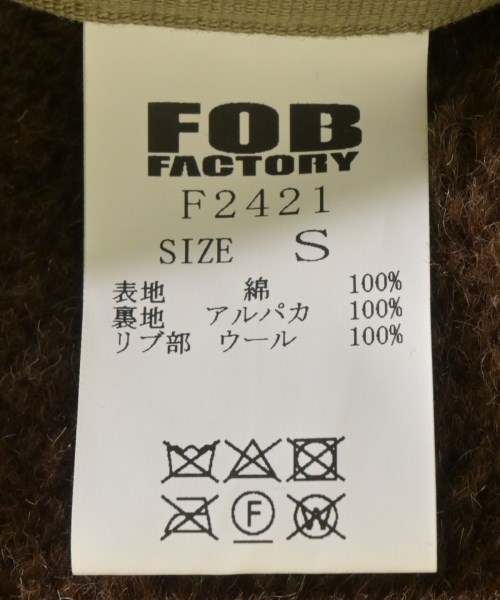 F.O.B FACTORY（エフオービーファクトリー）ミリタリーブルゾン カーキ サイズ:S メンズ/2200699024013