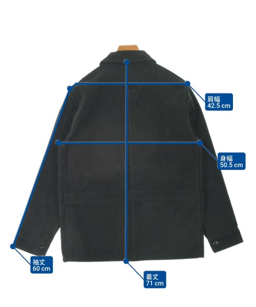 F.O.B FACTORY（エフオービーファクトリー）カバーオール 黒 サイズ:2(M位) メンズ/2200663752010