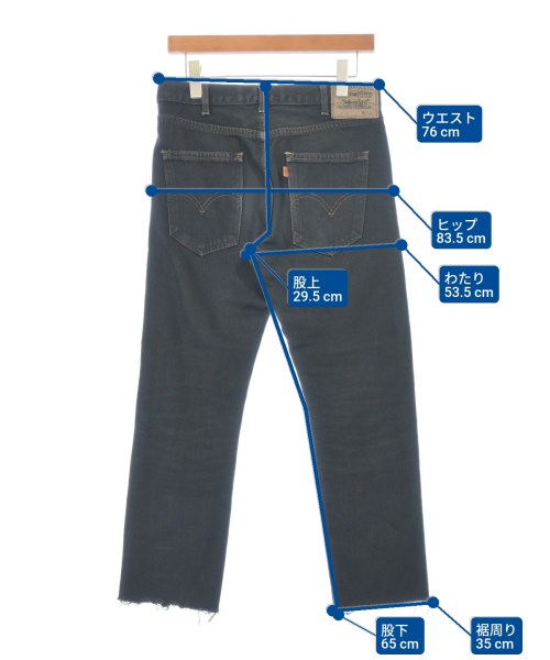 Levi's（リーバイス）デニムパンツ 黒 サイズ:29(S位) メンズ/2200623305058
