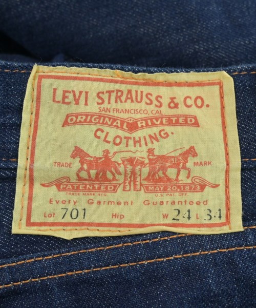 LEVI'S VINTAGE CLOTHING（リーバイスヴィンテージクロージング）デニムパンツ 紺 サイズ:24(S位) レディース/2200615536026
