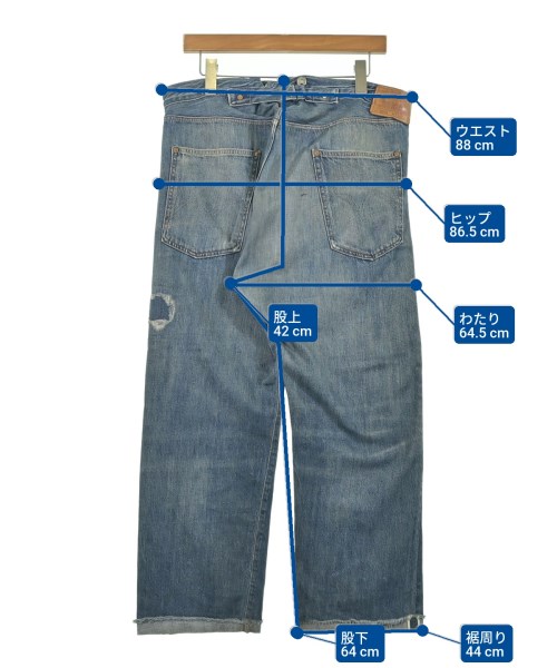 LEVI'S VINTAGE CLOTHING（リーバイスヴィンテージクロージング）デニムパンツ 青 サイズ:33(L位) メンズ/2200700557127