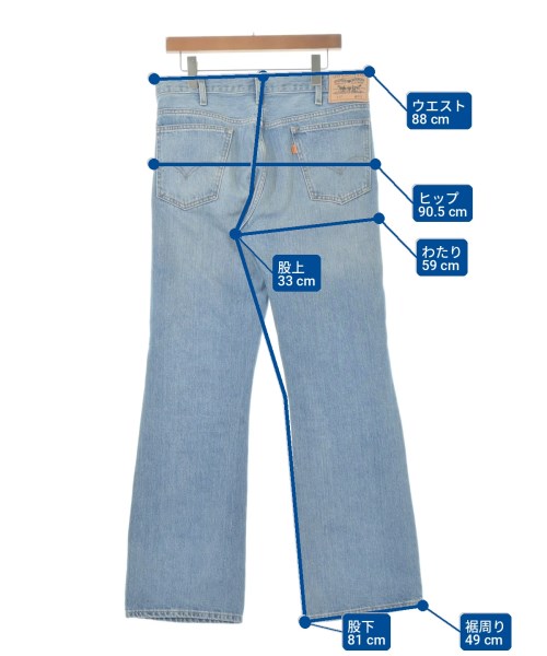 LEVI'S VINTAGE CLOTHING（リーバイスヴィンテージクロージング）デニムパンツ 青 サイズ:33(L位) メンズ/2200710240033