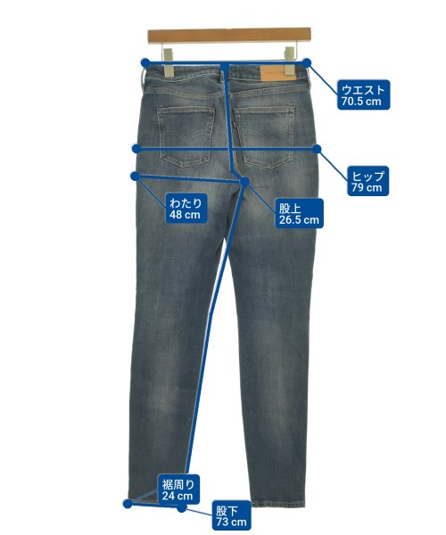 LEVI'S MADE&CRAFTED（リーバイスメイドアンドクラフテッド）デニムパンツ 紺 サイズ:27(M位) レディース/2200636545052