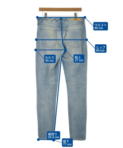 LEVI'S MADE&CRAFTED（リーバイスメイドアンドクラフテッド）デニムパンツ 青 サイズ:25(M位) メンズ/2200547139111