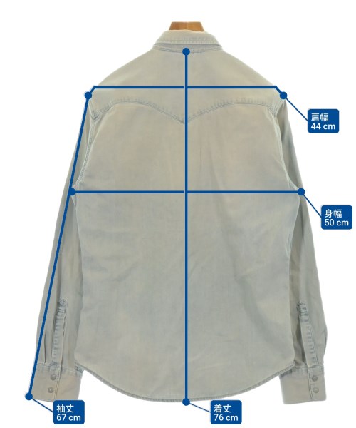 Levi's（リーバイス）カジュアルシャツ 青 サイズ:M メンズ/2200622697086