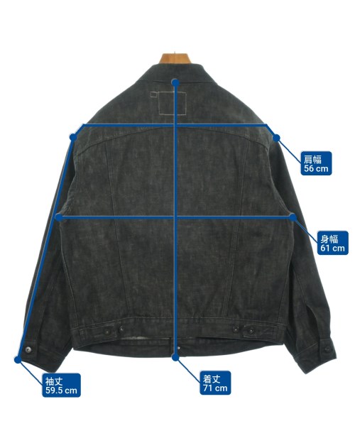 LEVI'S MADE&CRAFTED（リーバイスメイドアンドクラフテッド）デニムジャケット 黒 サイズ:M メンズ/2200616110034