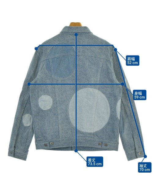 LEVI'S MADE&CRAFTED（リーバイスメイドアンドクラフテッド）デニムジャケット 青 サイズ:L メンズ/2200666920010