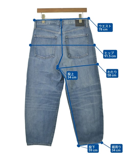LEVI'S MADE&CRAFTED（リーバイスメイドアンドクラフテッド）デニムパンツ 青 サイズ:29(L位) レディース/2200675214025