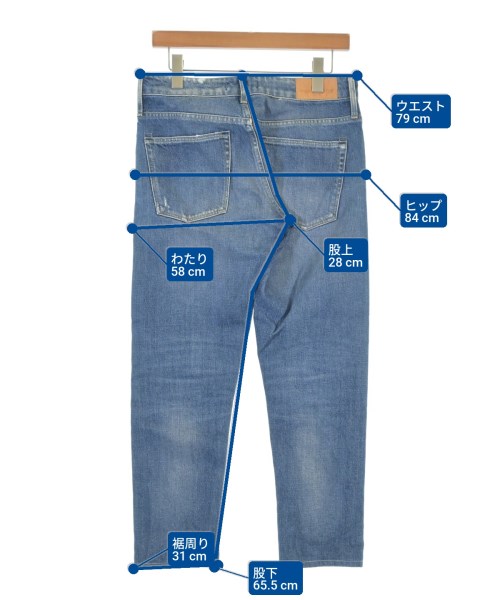 LEVI'S MADE&CRAFTED（リーバイスメイドアンドクラフテッド）デニムパンツ 青 サイズ:26(M位) レディース/2200693551461