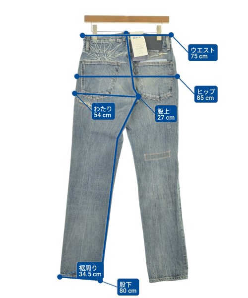LEVI'S MADE&CRAFTED（リーバイスメイドアンドクラフテッド）デニムパンツ 紺 サイズ:-(XS位) メンズ/2200707852027