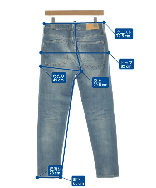 LEVI'S MADE&CRAFTED（リーバイスメイドアンドクラフテッド）デニムパンツ 青 サイズ:25(S位) レディース/2200648445029