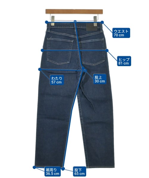 LEVI'S MADE&CRAFTED（リーバイスメイドアンドクラフテッド）デニムパンツ 紺 サイズ:26(M位) レディース/2200651263108