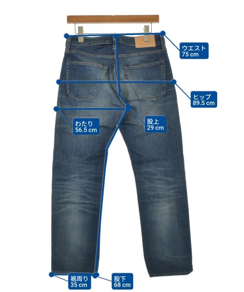 LEVI'S MADE&CRAFTED（リーバイスメイドアンドクラフテッド）デニムパンツ 紺 サイズ:30(M位) メンズ/2200647977095