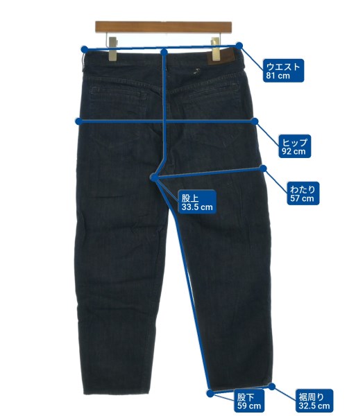 LEVI'S MADE&CRAFTED（リーバイスメイドアンドクラフテッド）デニムパンツ 紺 サイズ:28(S位) メンズ/2200639440057