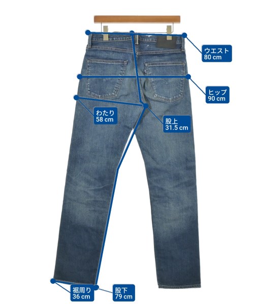 LEVI'S MADE&CRAFTED（リーバイスメイドアンドクラフテッド）デニムパンツ 紺 サイズ:31(M位) メンズ/2200647307212