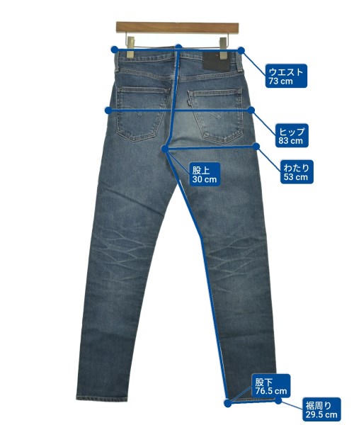 LEVI'S MADE&CRAFTED（リーバイスメイドアンドクラフテッド）デニムパンツ 青 サイズ:28(S位) メンズ/2200667669154