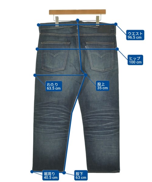 LEVI'S MADE&CRAFTED（リーバイスメイドアンドクラフテッド）デニムパンツ 紺 サイズ:36(XXL位) メンズ/2200724495085
