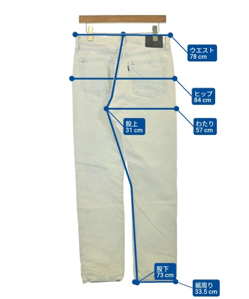 LEVI'S MADE&CRAFTED（リーバイスメイドアンドクラフテッド）デニムパンツ 青 サイズ:28(S位) メンズ/2200676401028