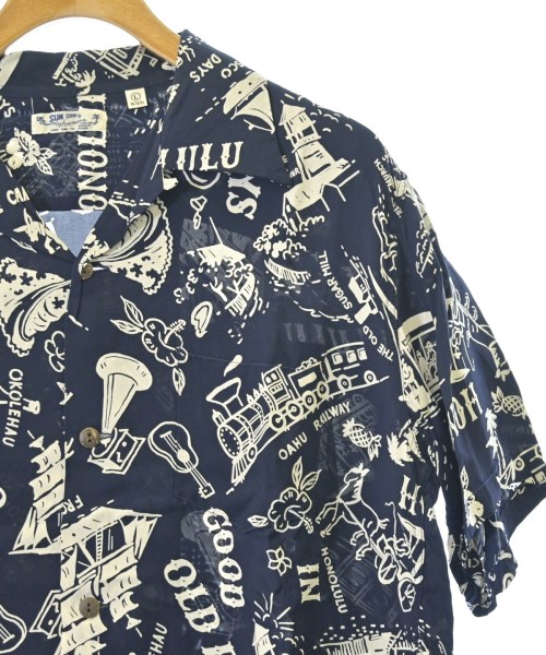 SUN SURF（サン　サーフ）カジュアルシャツ 紺 サイズ:L メンズ/2200625442133